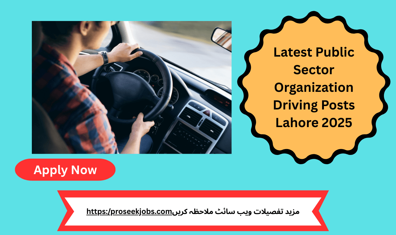 Government drivers during orientation at Lahore Public Sector Organization, 2025.