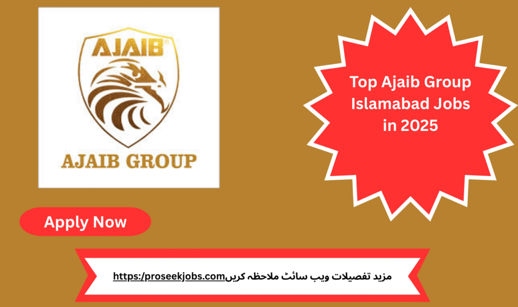 Apply now for Ajaib Group Islamabad jobs 2025 – secure your career in management today.