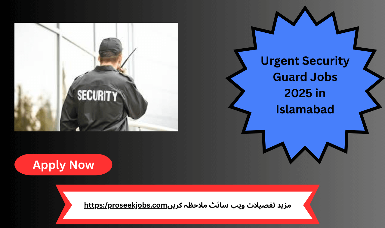 Uniformed security personnel on active duty in Islamabad – Apply now for 2025 roles.