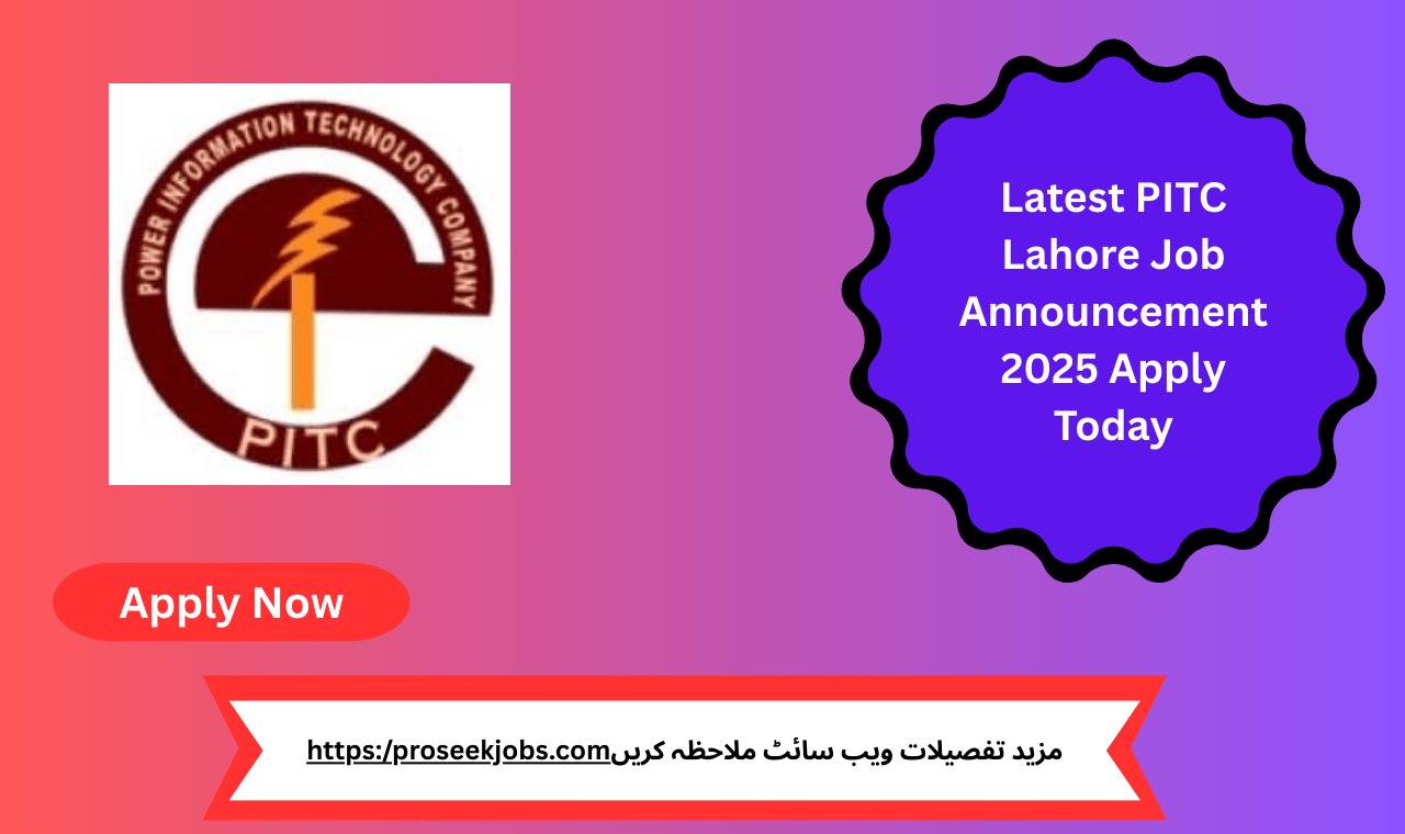 PITC Lahore 2025 government job vacancy for Deputy Company Secretary