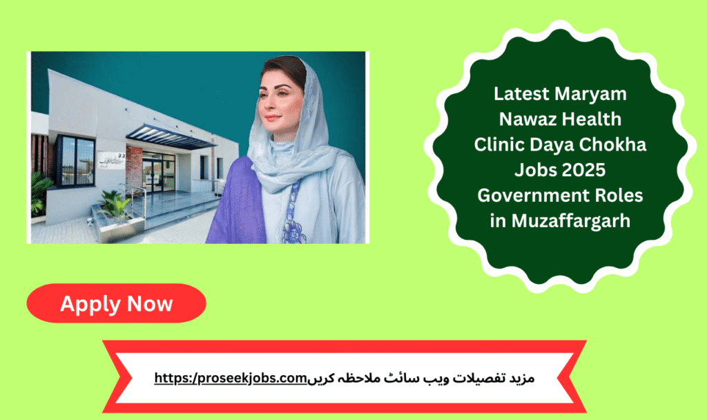 Healthcare workers applying for Maryam Nawaz Health Clinic Daya Chokha Jobs 2025