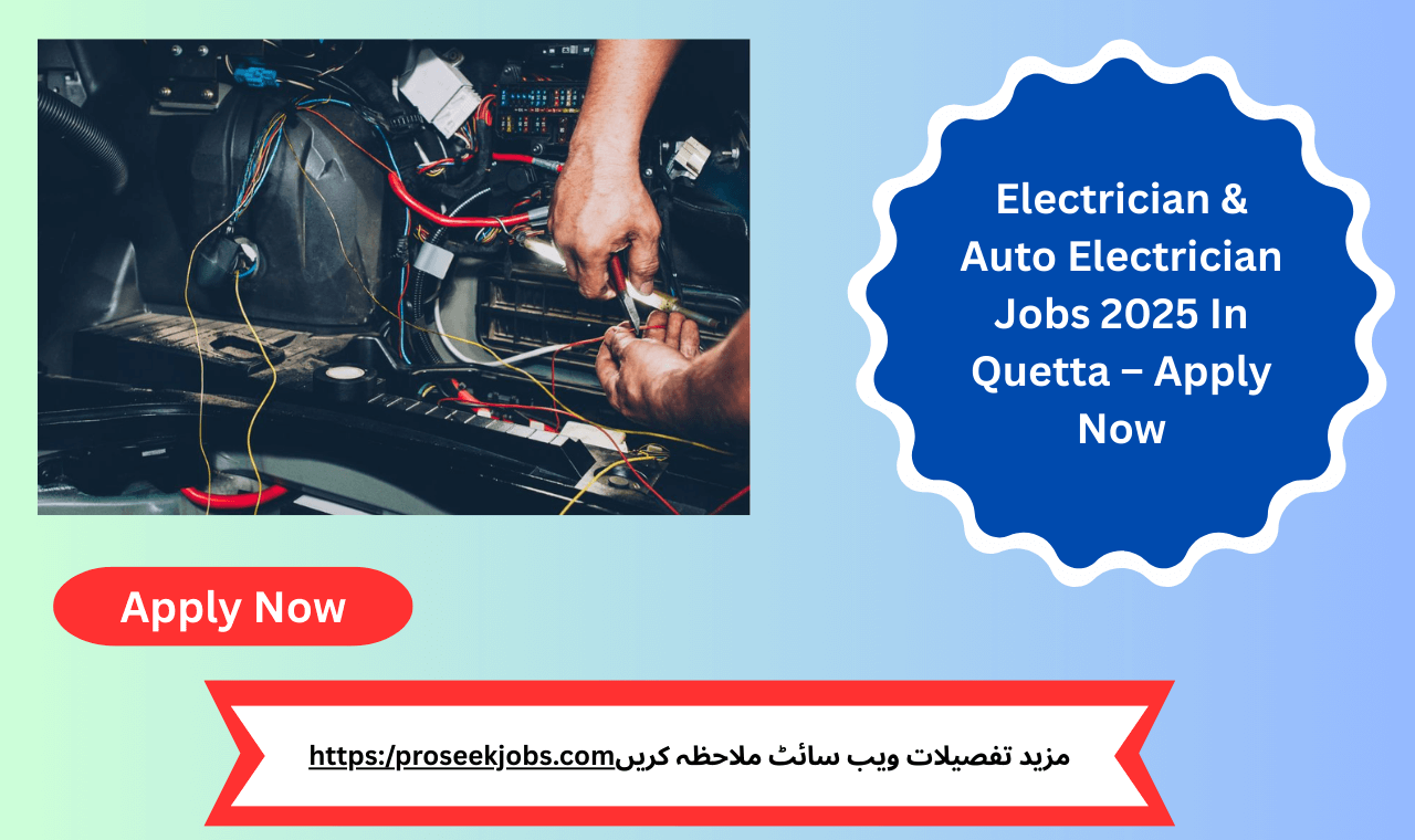 Auto electrician repairing vehicle circuit board – Electrician & Auto Electrician Jobs 2025 in Quetta