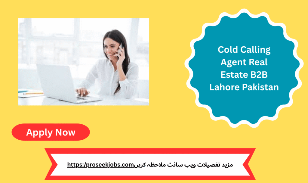 Cold Calling Agent handling outbound B2B sales calls in Lahore office