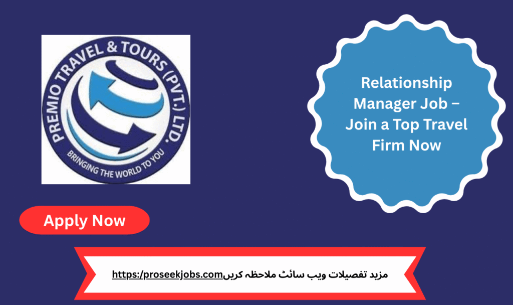 Relationship Manager assisting clients at Karachi office – Premio Travel & Tours Pvt Ltd