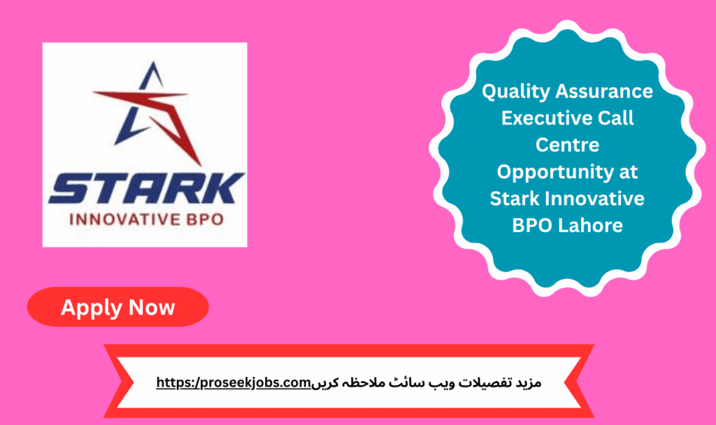 Quality Assurance Executive - Call Centre at Stark Innovative BPO Lahore reviewing sales calls for UK campaign